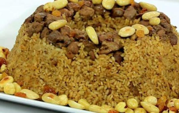 طريقة عمل رز بالكبد والقوانص