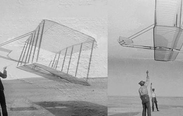أول من صنع طائرة شراعية