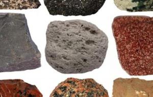 أنواع الصخور البركانية