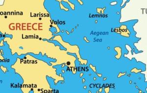جزر اليونان القريبة من تركيا