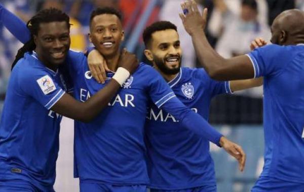 لاعبو نادي الهلال السعودي