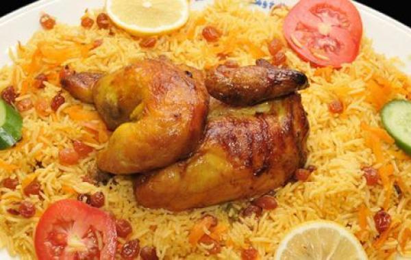 طريقة عمل أرز الزربيان بالدجاج