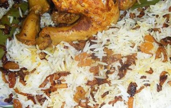 طريقة عمل أرز باب الهند بقدر الضغط