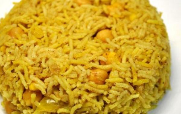 طريقة عمل رز بالحمص