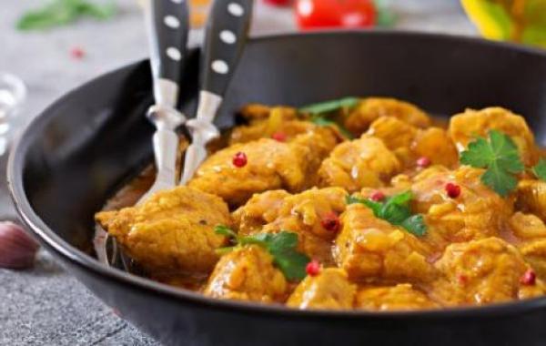 طريقة عمل أكلات هندية بالدجاج