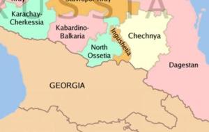 أين تقع الشيشان في الخريطة
