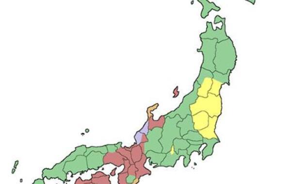أين تقع اليابان على الخريطة