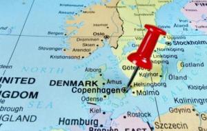 أين تقع الدنمارك
