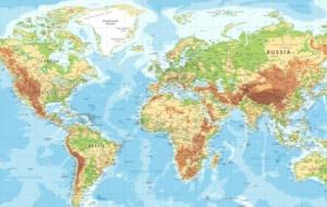 الفرق بين الخريطة الطبوغرافية والخريطة الجغرافية