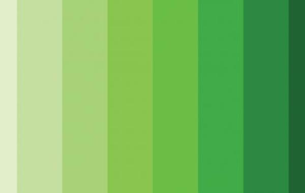 درجات اللون الأخضر وأسماؤها