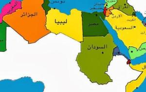 مساحة الدول العربية وعدد سكانها